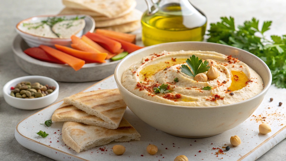 طرز تهیه حمص با ماست، پیش‌غذای سریع خانگی