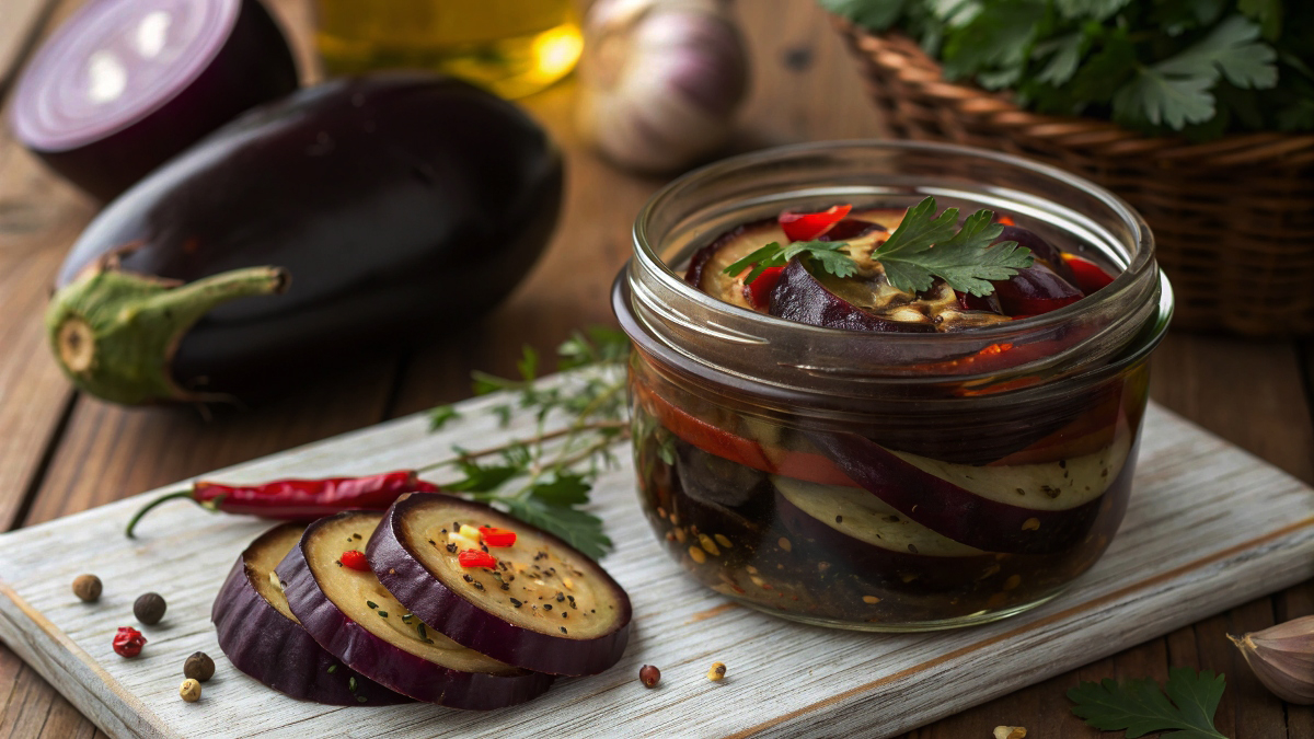 طرز تهیه ترشی بادمجان تکه ای، آسان و خوشمزه در خانه