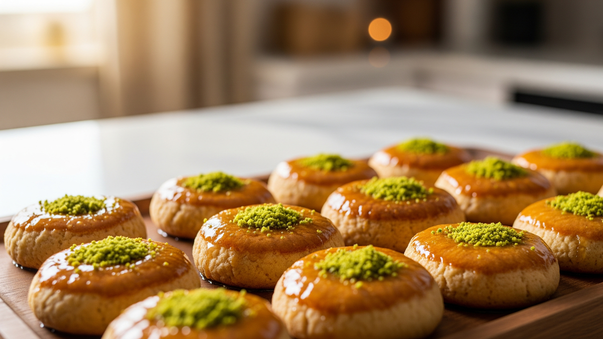 طرز تهیه شیرینی شکر پاره با شهد و آرد سمولینا به سبک بهترین قنادی ها