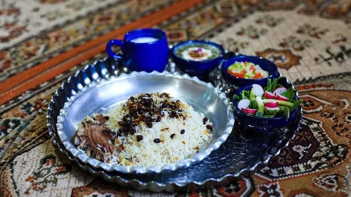 طرز تهیه ته چین گرمساری نذری به سبک اصیل محلی