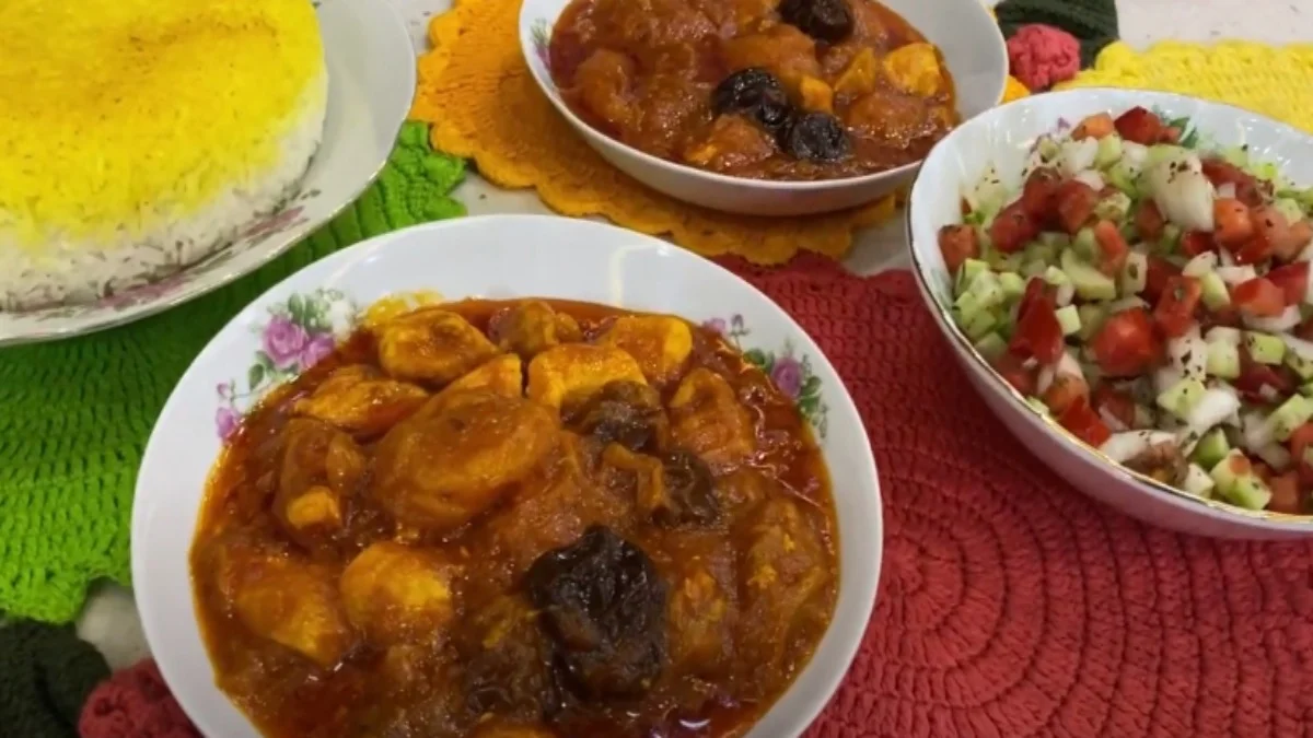 طرز تهیه آلو مسما گیلانی، ملس و مجلسی با مرغ