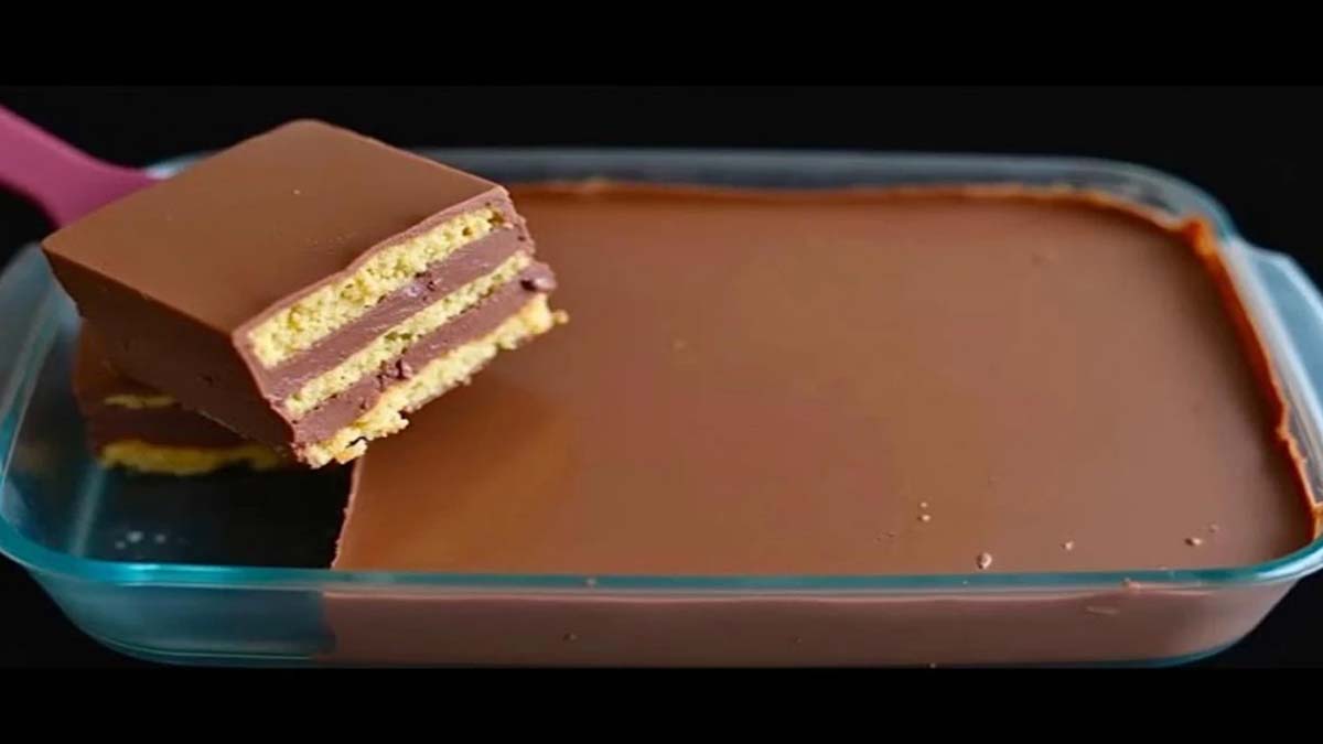 ۱۰ دسر با بیسکویت پتی بور و ژله با خامه و بدون خامه