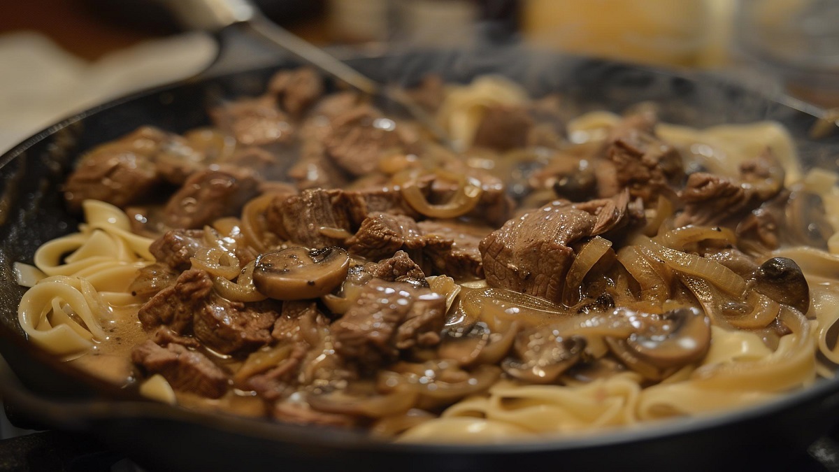 طرز تهیه بیف استراگانف ایتالیایی ؛ خوشمزه‌تر از رستوران