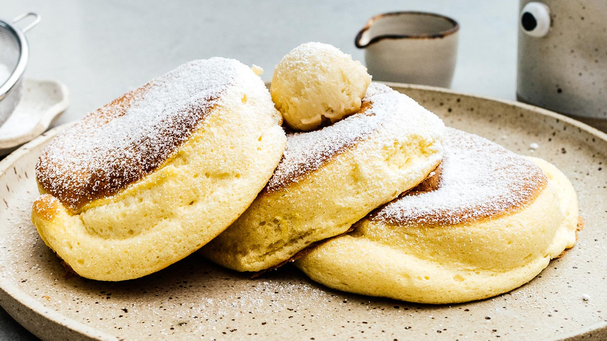 طرز تهیه پنکیک اسفنجی با پف زیاد به سبک ژاپنی، متفاوت و جذاب