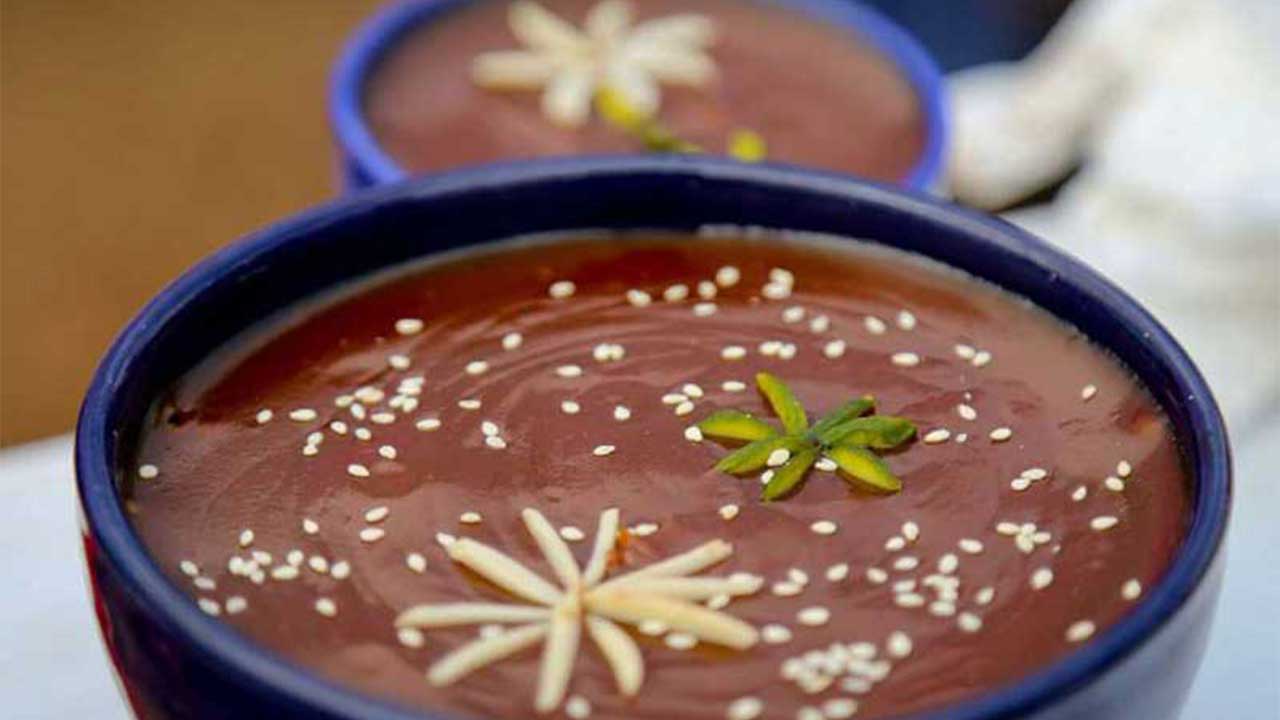 طرز تهیه سمنو قرمز خوشمزه و خوش رنگ به سبک بازاری