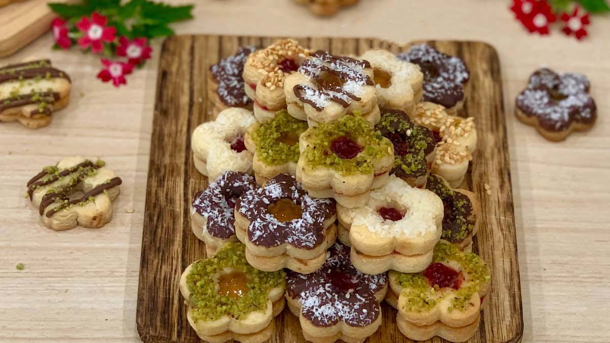 طرز تهیه شیرینی مربایی بدون فر، سریع و آسان