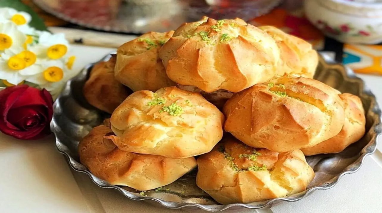 طرز تهیه شیرینی نارنجکی بدون فر بهتر از قنادی