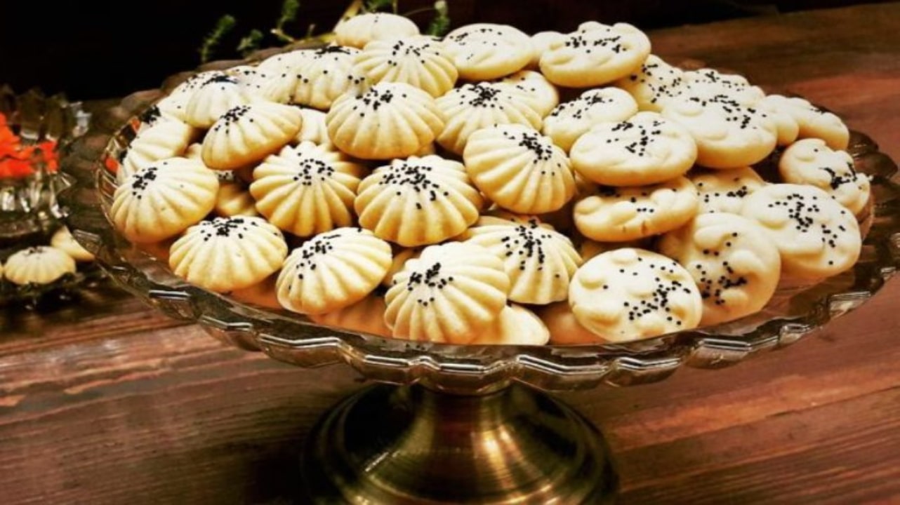 طرز تهیه نان برنجی کرمانشاهی با پیمانه با و بدون فر