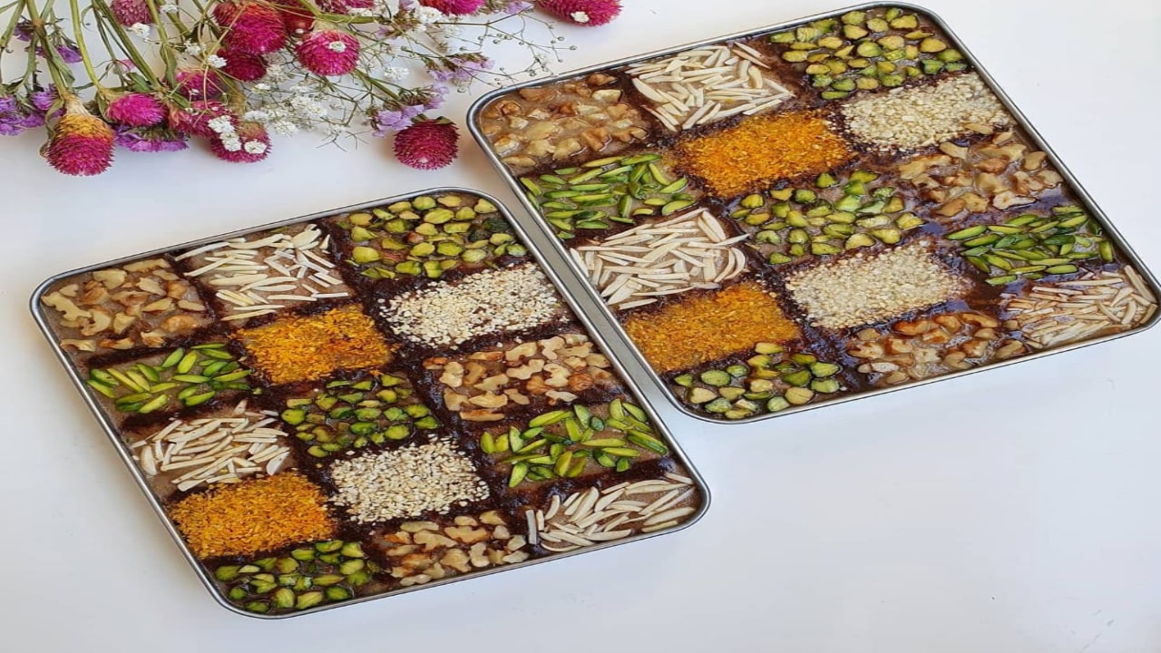 طرز تهیه رنگینک با آرد نخودچی – مجلسی و خوش طعم