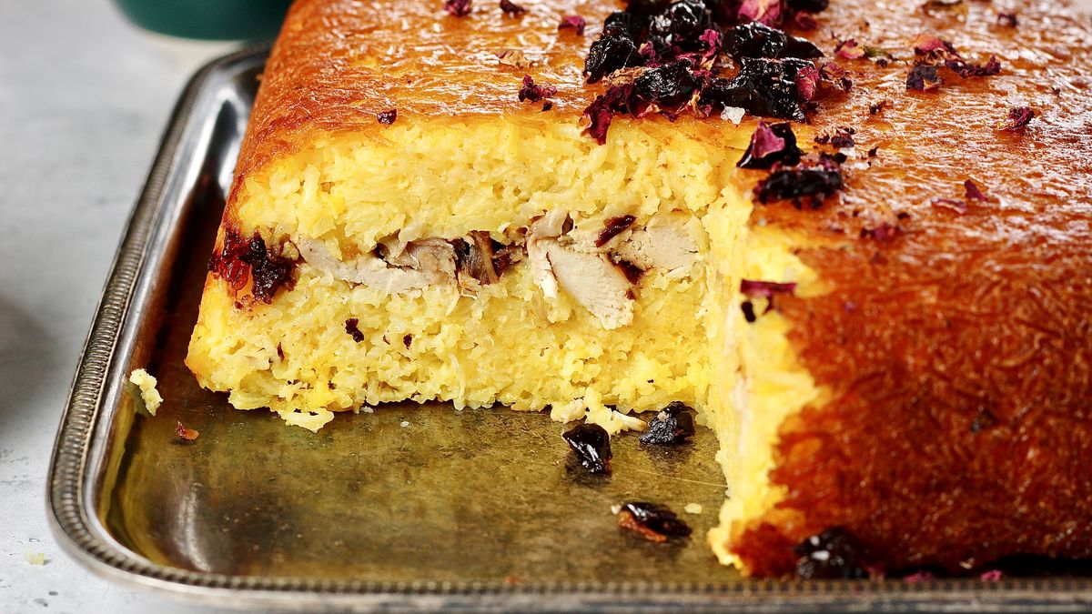 طرز تهیه ته چین مرغ ساده خوشمزه بهتر از رستوران