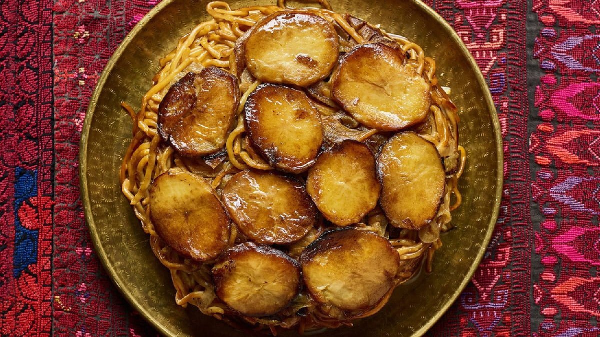 طرز پخت ماکارونی با سویا خوشمزه و متفاوت