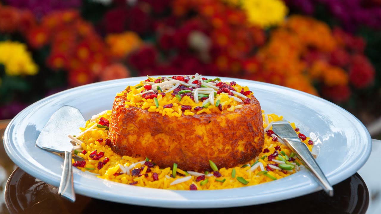 طرز تهیه ته چین مرغ مجلسی بهتر از رستوران