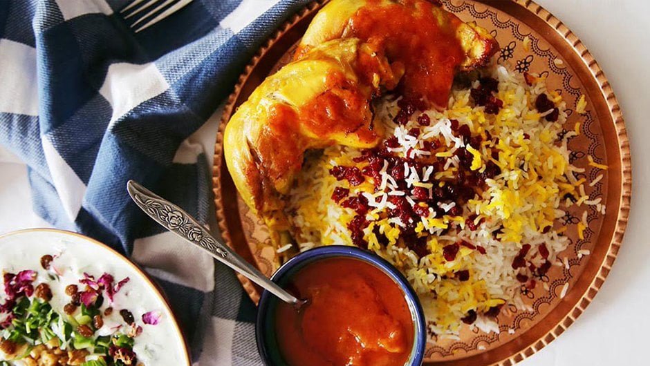 طرز تهیه زرشک پلو با مرغ – تصویری + توضیح کامل