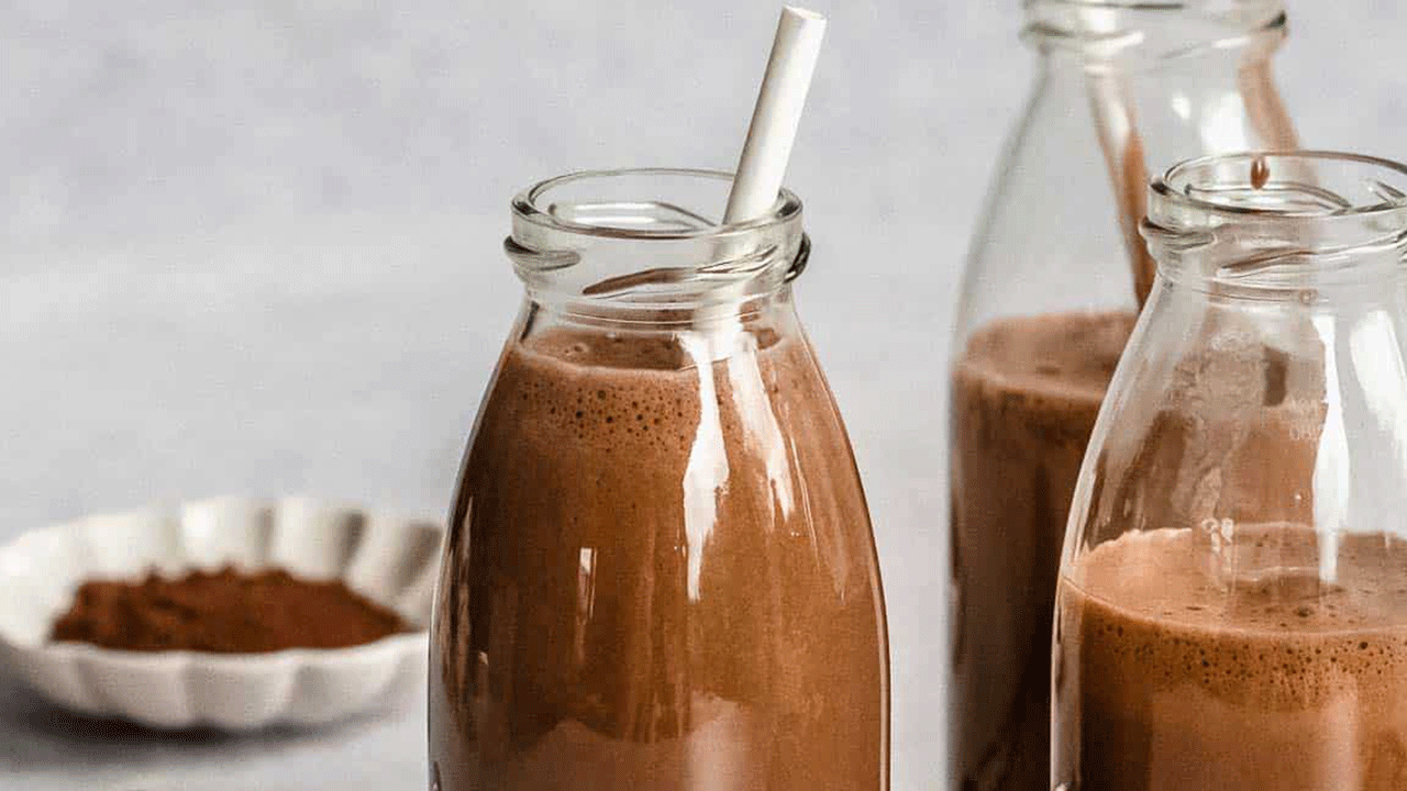 طرز تهیه شیر کاکائو خوشمزه، غلیظ خانگی