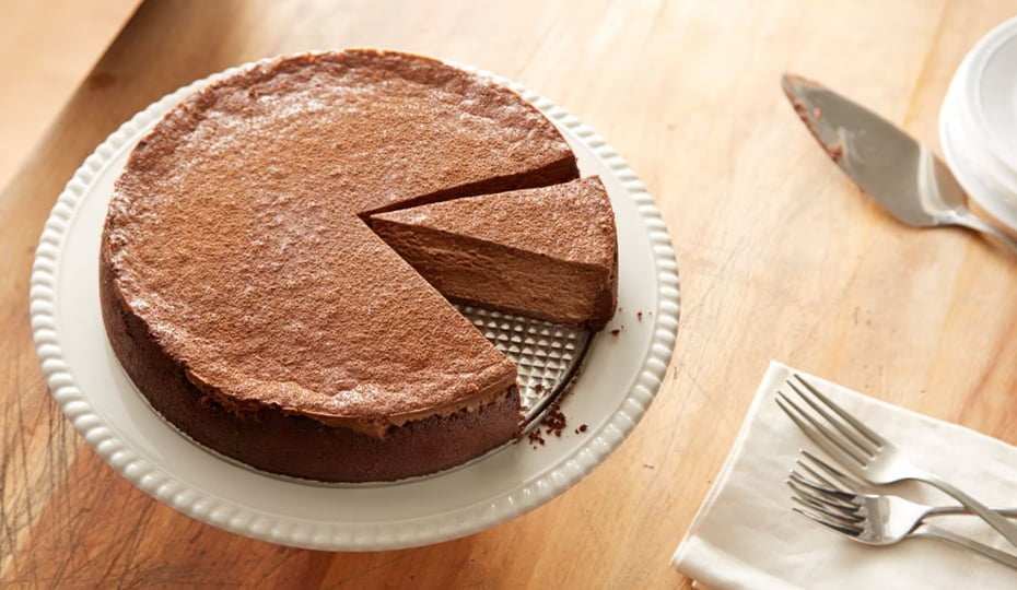 طرز تهیه چیز کیک شکلاتی با یک دستور سریع و آسان