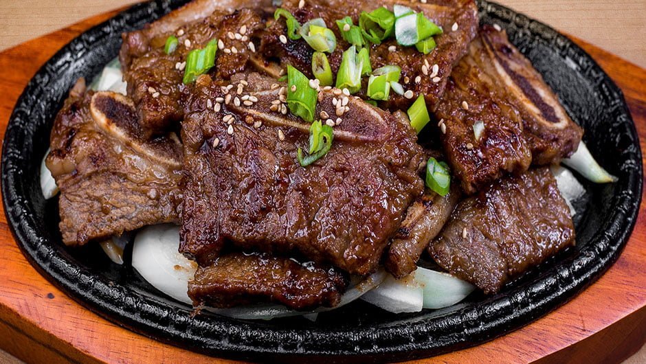 طرز تهیه کباب ترد دنده کره ای یا گالبی با مرینت خاص