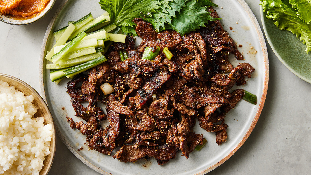 آموزش غذای کره ای ؛ طرز تهیه بولگوگی یا گوشت آتشی