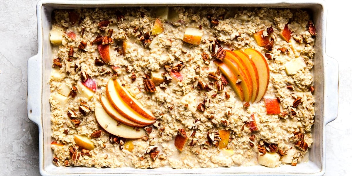 طرز تهیه اوتمیل سیب و عسل