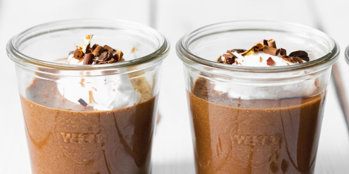 طرز تهیه موس شکلاتی با شیر نارگیل