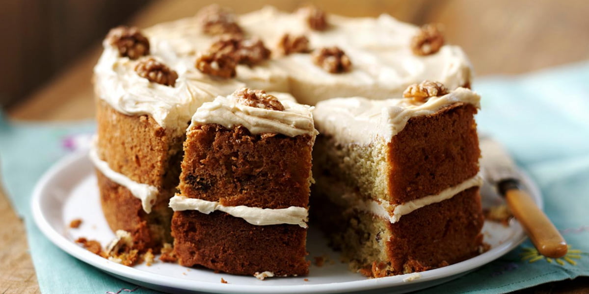 طرز تهیه کیک قهوه و گردو خانگی ؛ یک دسر خوشمزه و متفاوت