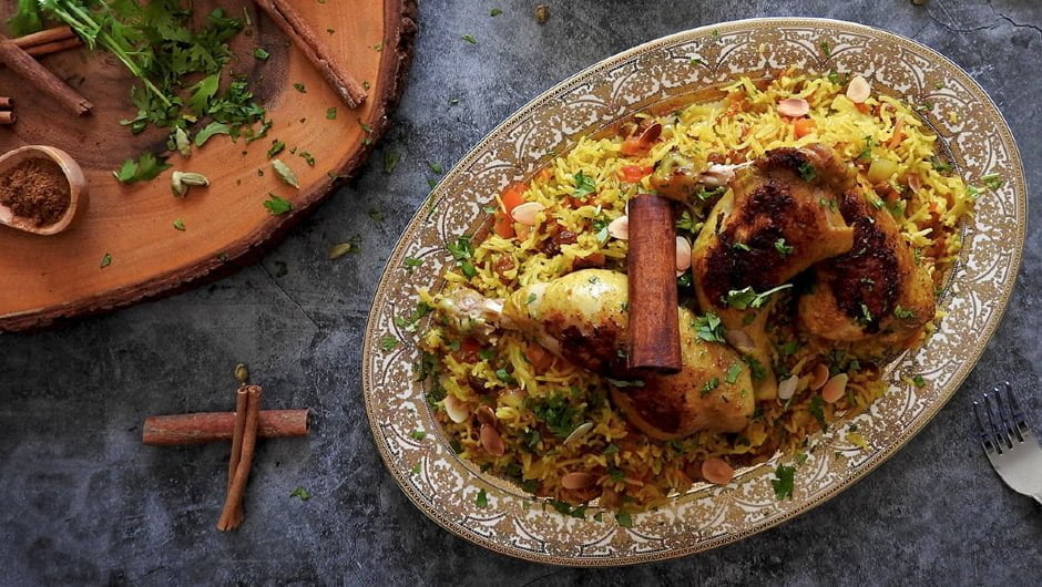 طرز تهیه مجبوس مرغ ؛ یک غذای محبوب  و خوشمزه عربی