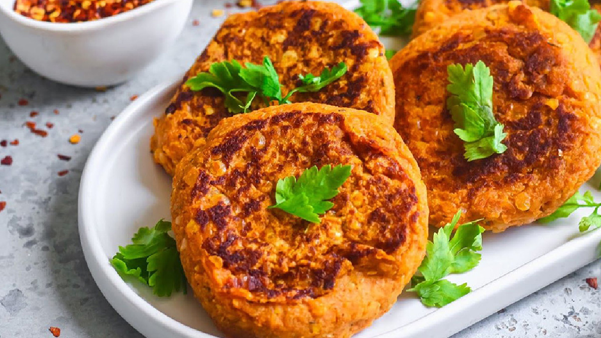 طرز تهیه کتلت عدس خانگی ؛ یک غذای گیاهی و دلچسب