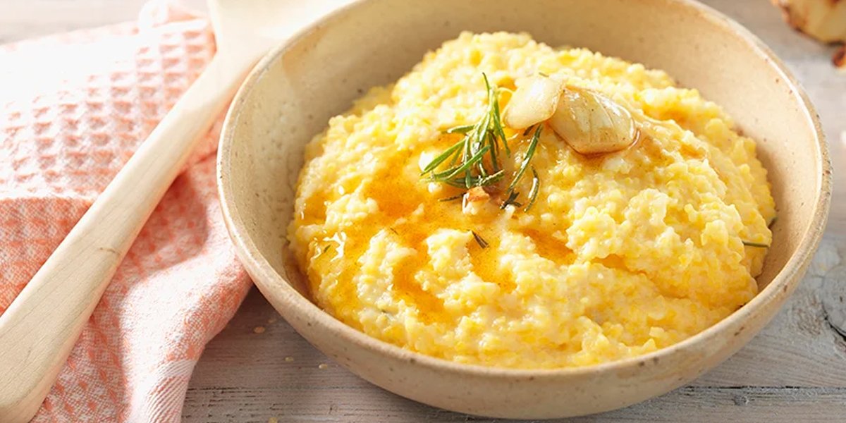 طرز تهیه پیش غذای ایتالیایی پولنتا