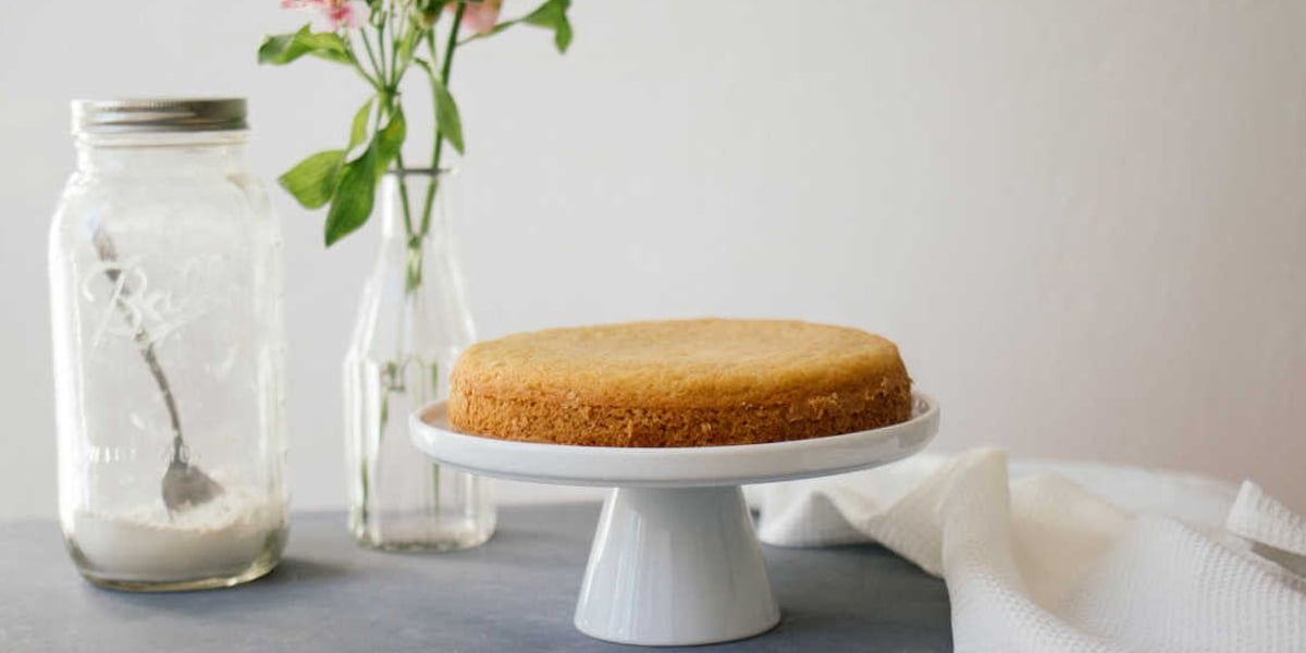 طرز تهیه کیک اسفنجی وگان بدون لبنیات