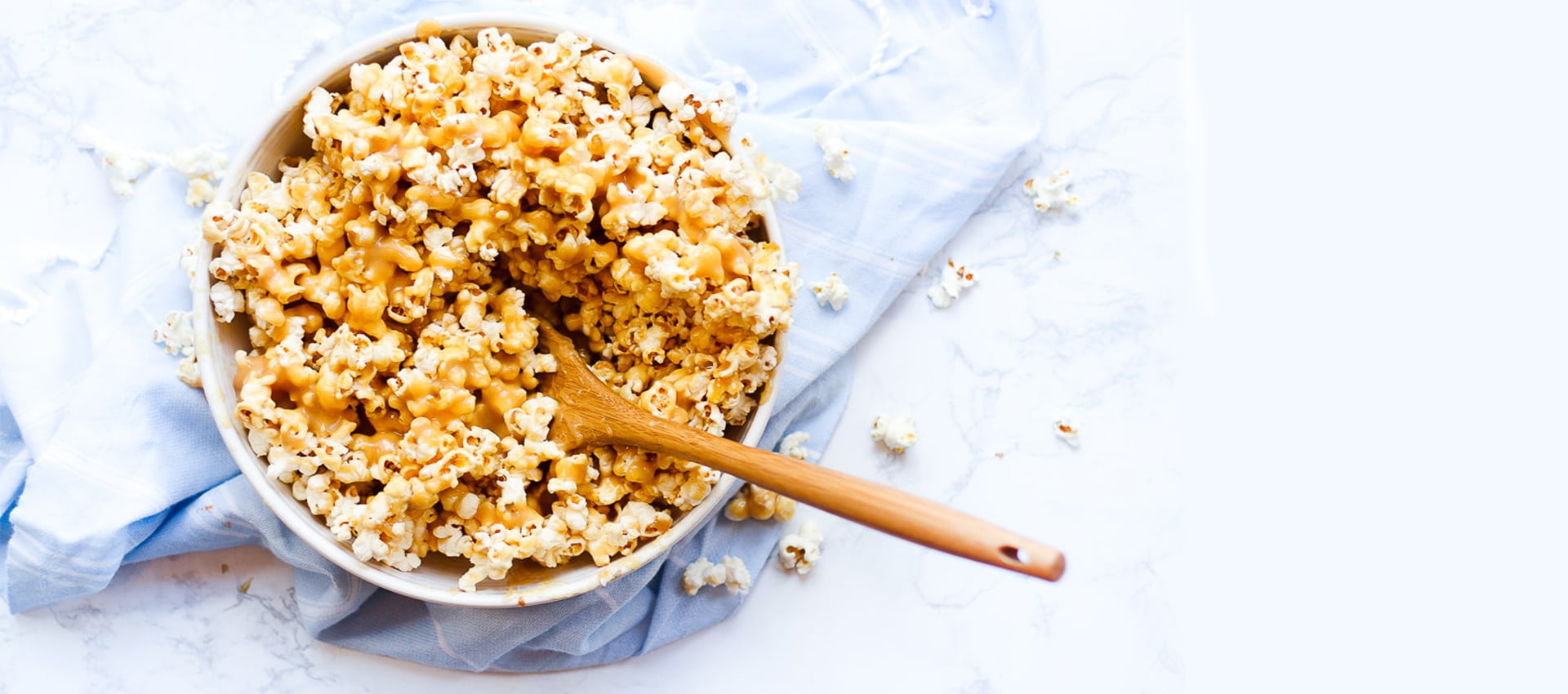 طرز تهیه پاپ کورن کاراملی