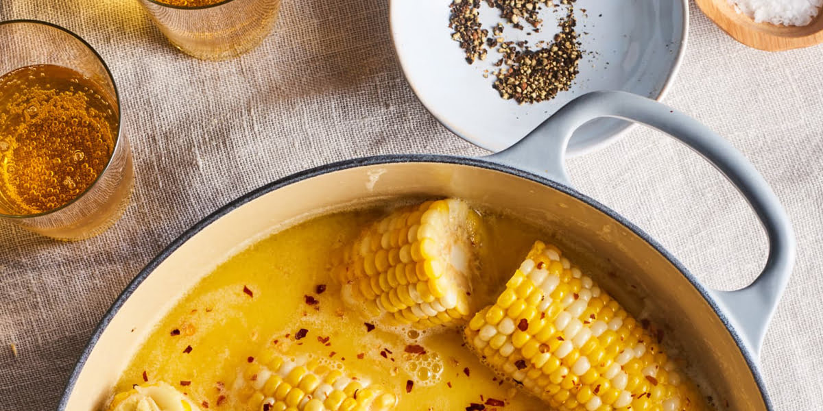 روش پخت ذرت کره ای خوشمزه برای دورچین غذا