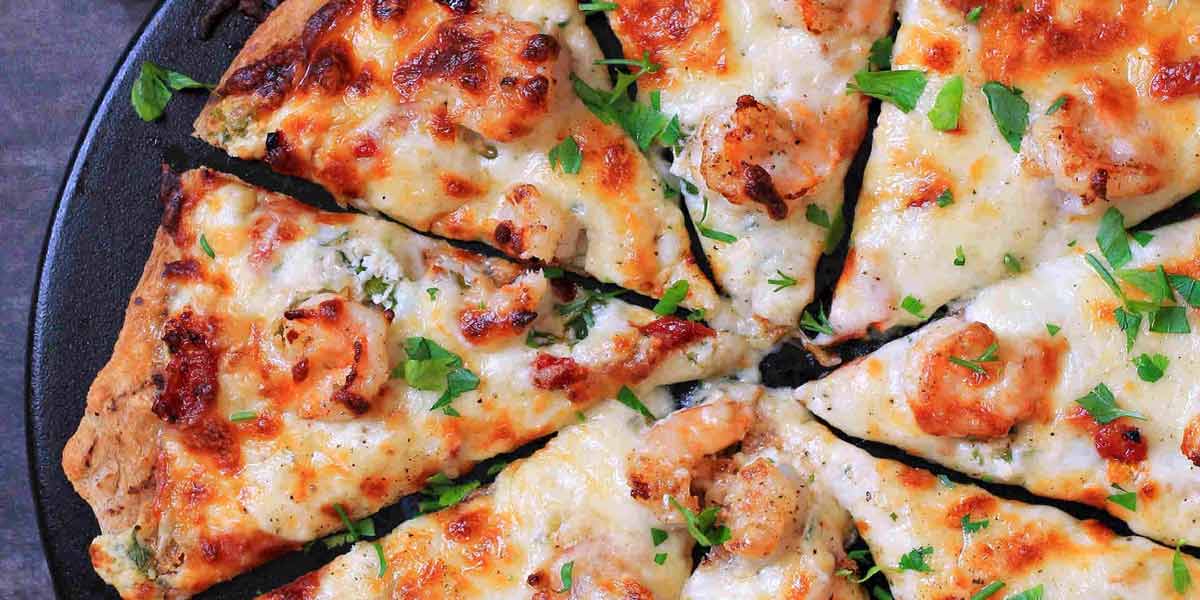 طرز تهیه پیتزا میگو ایتالیایی مخصوص سرآشپز