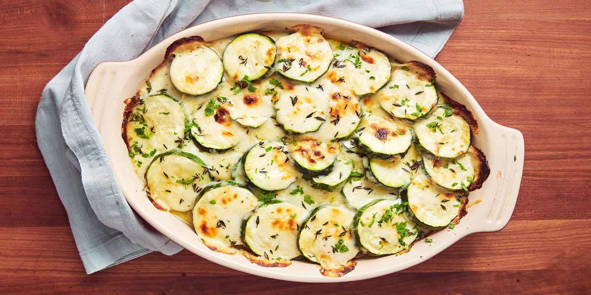 طرز تهیه گراتن کدو سبز ؛ پیش غذای سالم و خوشمزه