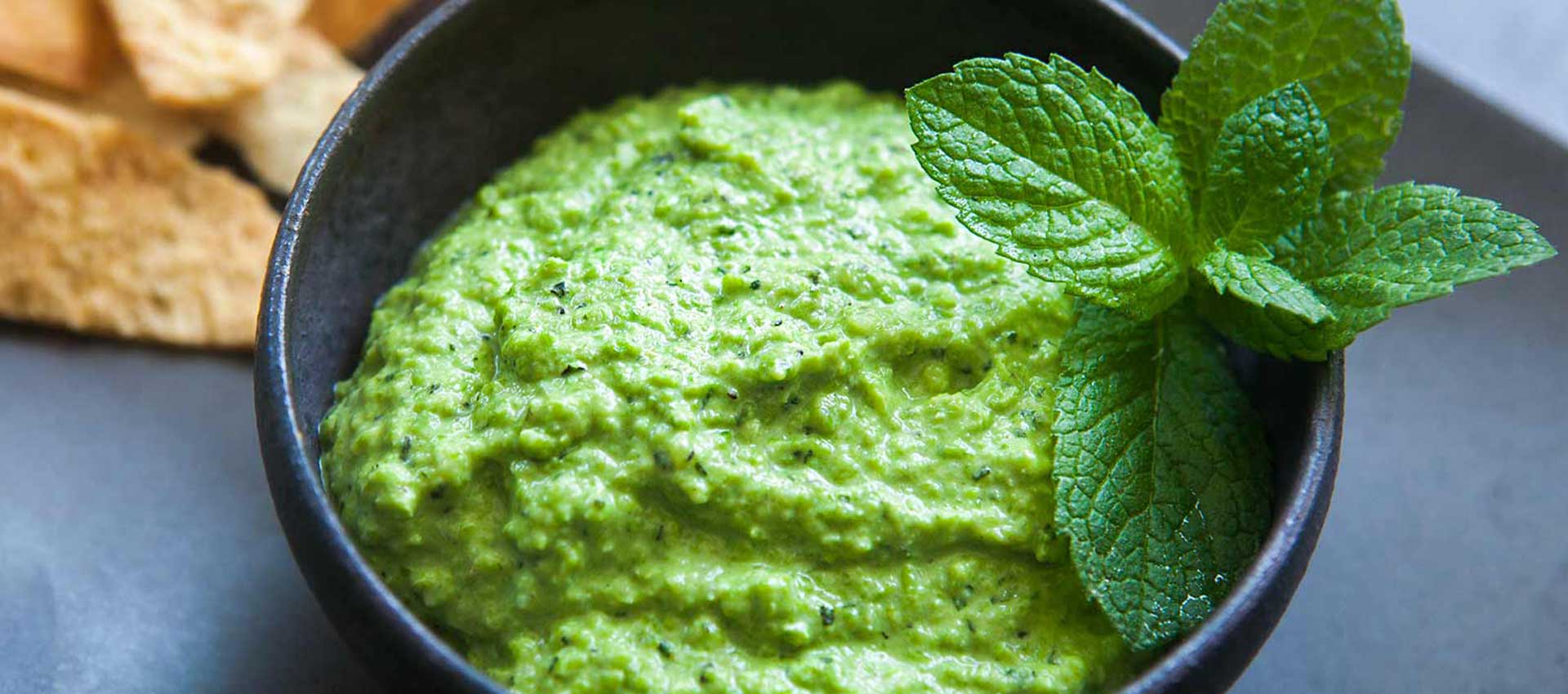 طرز تهیه پوره نخودفرنگی ؛ پیش غذای سالم و خوشمزه