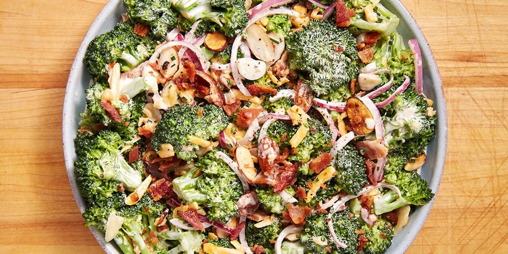طرز تهیه سالاد بروکلی مناسب برای رژیم کتوژنیک