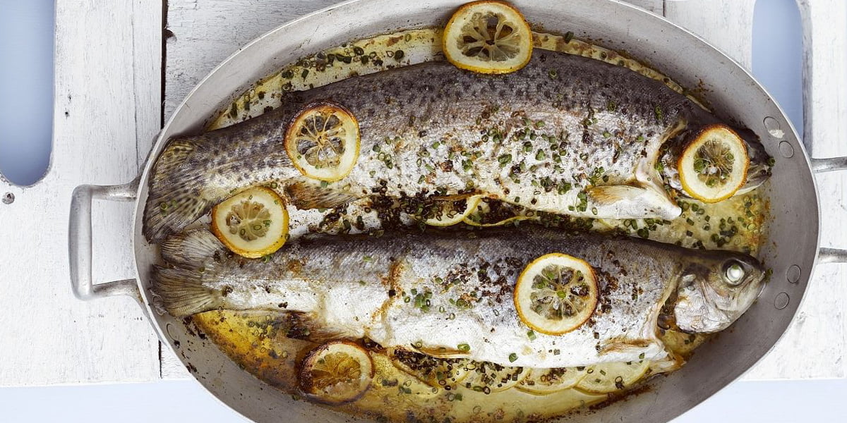 طرز تهیه قزل آلا با سس خامه آسان و خوشمزه