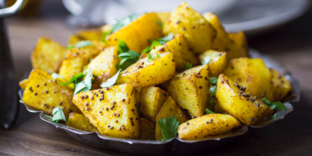 طرز تهیه سیب زمینی سرخ کرده هندی