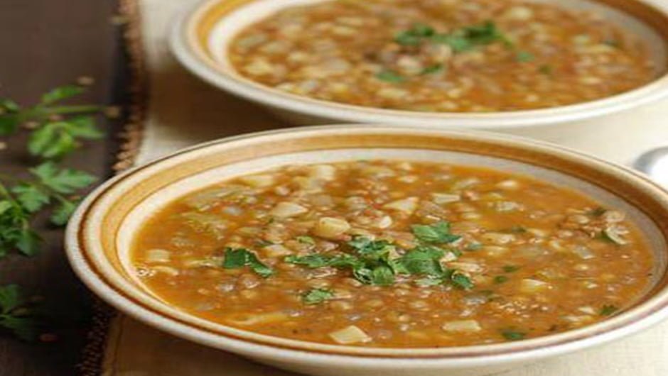 طرز تهیه آش شیله عدس