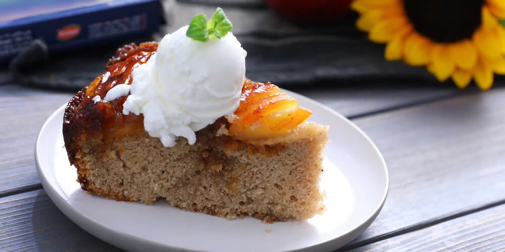 طرز تهیه پای سیب کاراملی همراه ویدیو