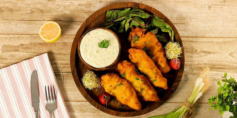 طرز تهیه جوجه چینی با سس تارتار همراه ویدیو