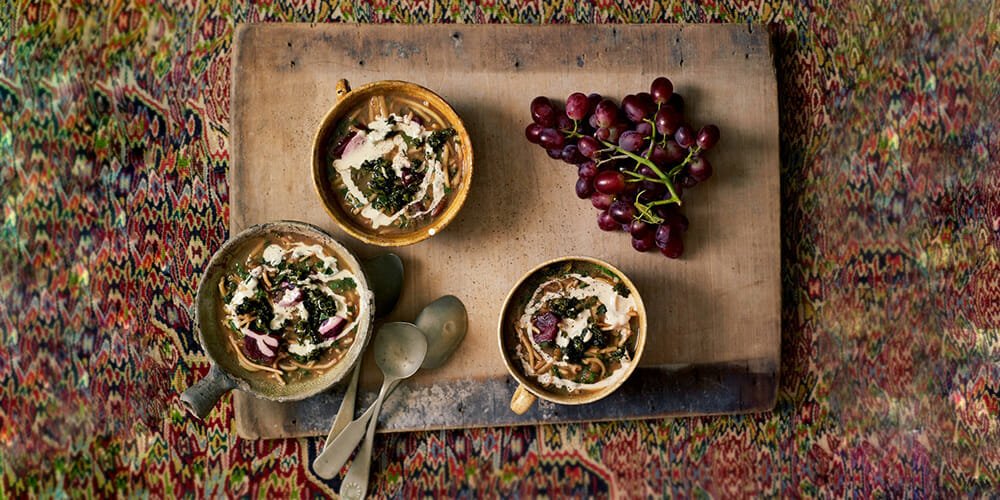 طرز تهیه آش بی بی سه شنبه نذری معروف اراکی