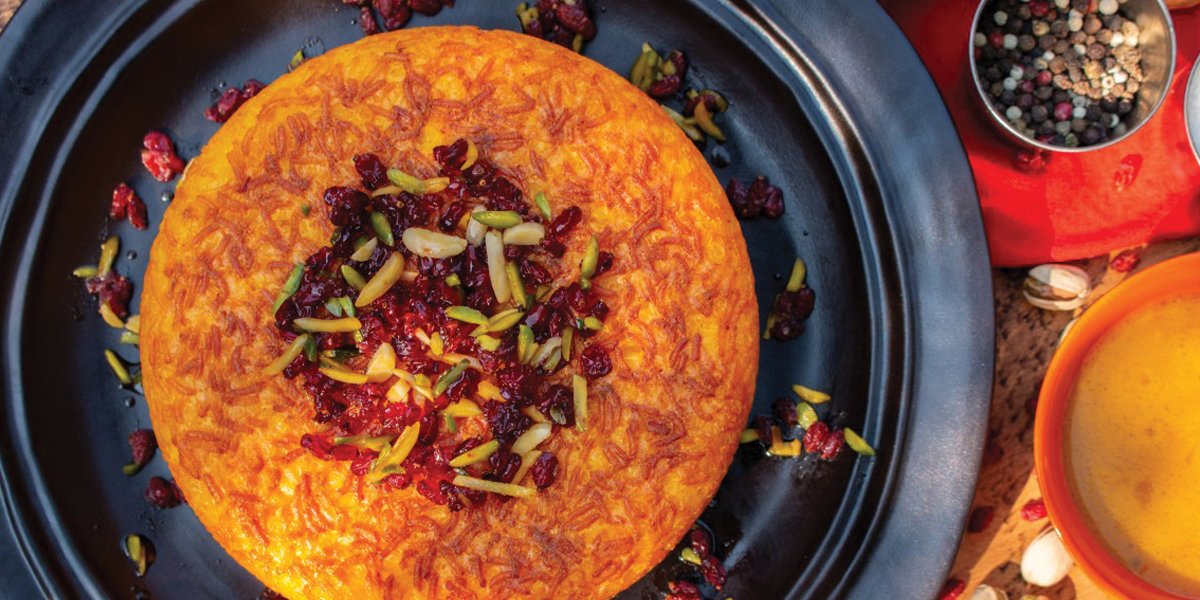 ساده‌ترین روش تهیه کته قالبی در فر