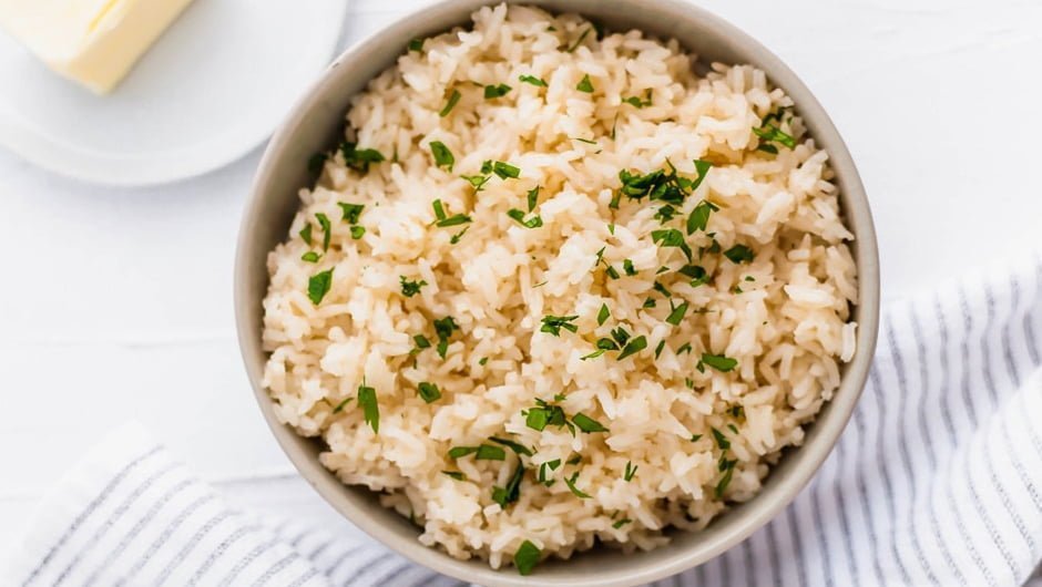 طرز تهیه کته سیر یا سیر پلو