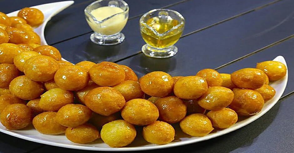 طرز تهیه لگیمات دسر خوشمزه بوشهری