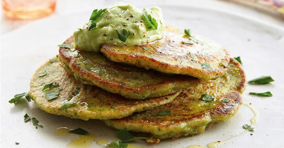 طرز تهیه پنکیک سبزیجات مرحله به مرحله