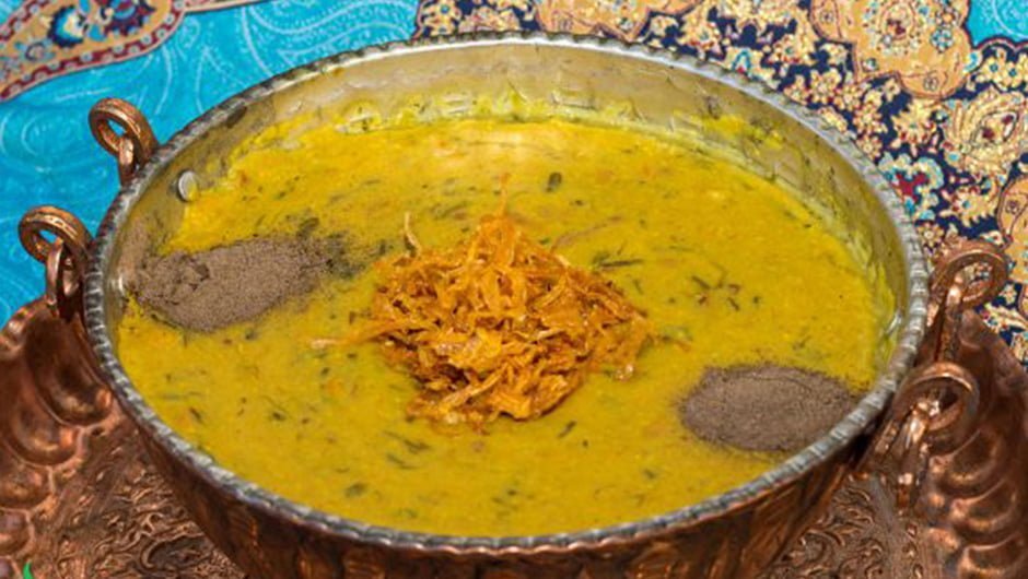 طرز تهیه آش شیرازی کشدار برای افطاری