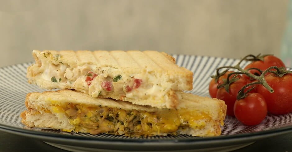 طرز تهیه تست تن ماهی و تست مرغ ایتالیایی همراه ویدیو