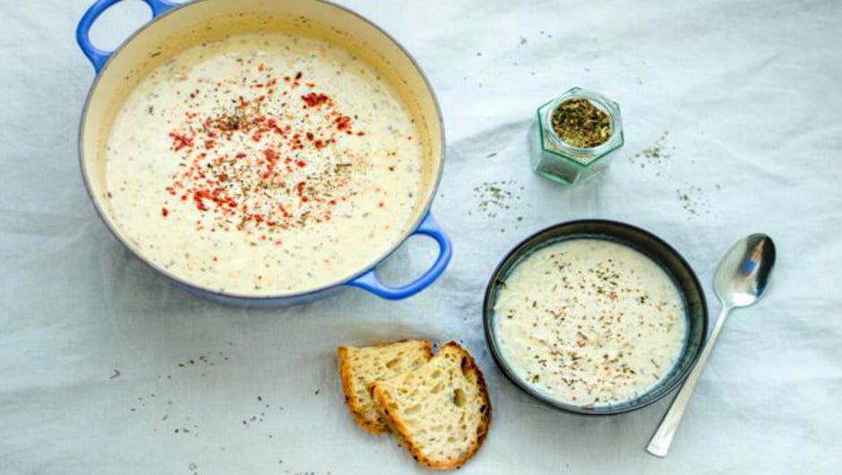 طرز تهیه آش ماست (بروجرد)