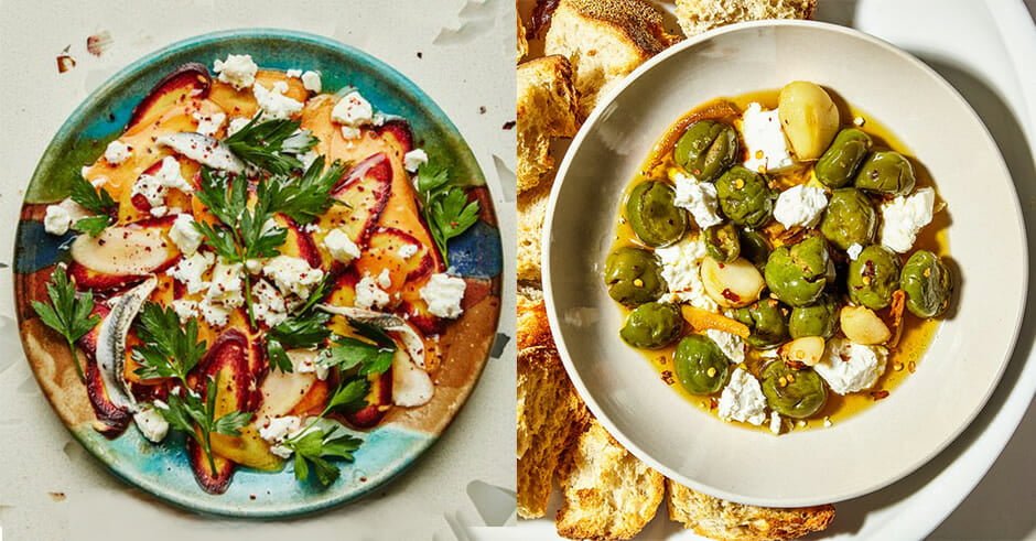 طرز تهیه سالاد با پنیر فتا