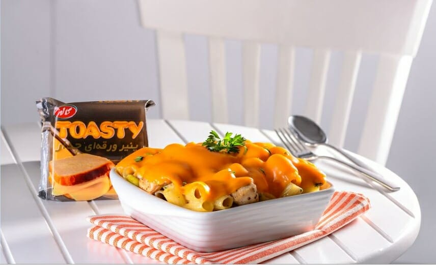 طرز تهیه چیکن پاستا سوفله