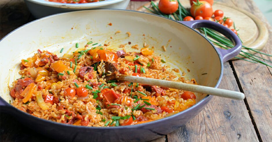 طرز تهیه پایلا یک مدل پلو اسپانیایی